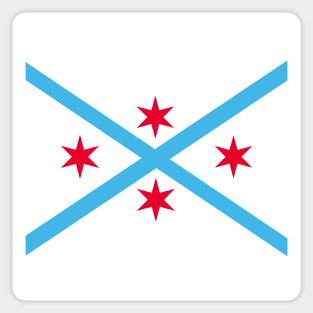 Weird Chicago Flag Sticker